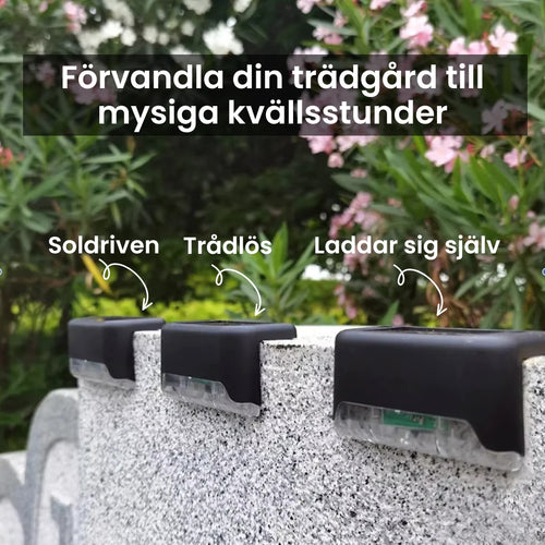 Solcellsdriven Utomhuslampa