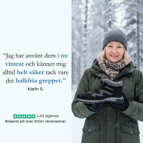Fridhult™ – Vinterskor för Komfort & Halkfritt Grepp